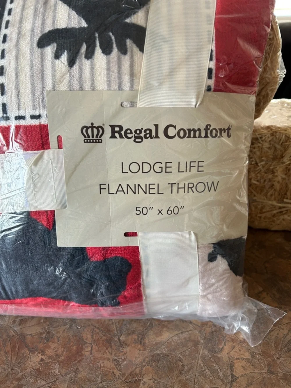 Regal Comfort “Lodge Life” Flannel Throw Blanket